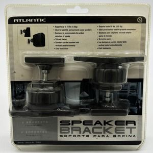 Atlantic Universal Speaker Brackets Satellite Surround Sound Tilt Swivel 10lbs